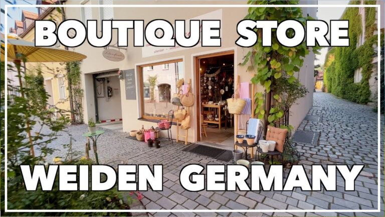 What are shops like in Weiden Germany? A look into "Lebensfreuden" and working with a disability