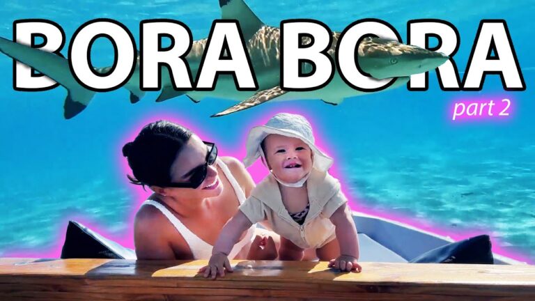 We Swam with SHARKS in Bora Bora!! Our Dream Family Vacation [part 2]