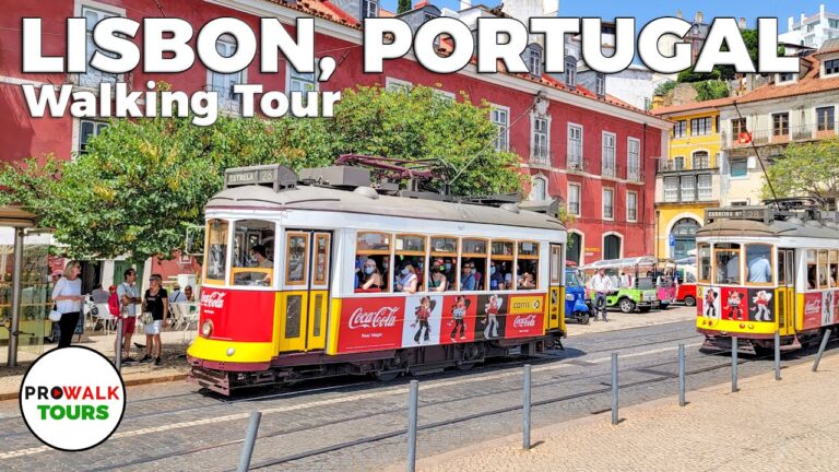 Lisbon, Portugal Walking Tour – 4K with Captions