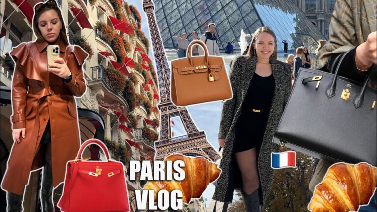 PARIS VLOG → Hermes, Best Hotels in Paris, Shopping, Food, Fashion, Sights, Room Tour & More