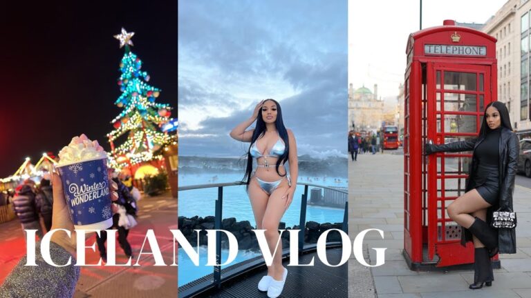 TRAVEL VLOG: BLUE LAGOON ICELAND + BURNA BOY CONCERT SWITZERLAND  + SHOPPING IN LONDON