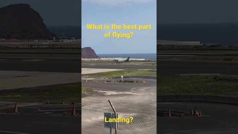 Best part of flying? Tenerife South Airport landing! ✈️ #plane #planspotting #shorts #runway