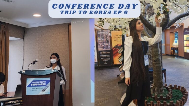 🇵🇰🇮🇳🇰🇷Student life in Korea(Urdu/Hindi Vlog) Conference Day | trip to Korea EP 6 #korea #studentlife