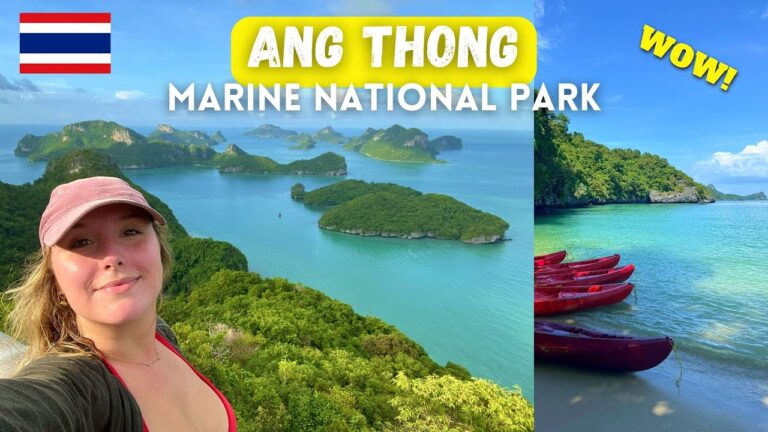 A Day Trip to breathtaking Ang Thong National Marine Park from Koh Phangan | Southeast Asia Vlog 24