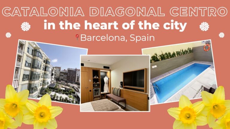 4 Star Hotel Room Tour (Catalonia Diagonal Centro📍Barcelona, Spain)