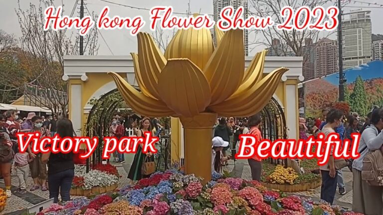 HONG KONG FLOWER SHOW 2023 ||  HONG KONG TRAVEL || PART 1