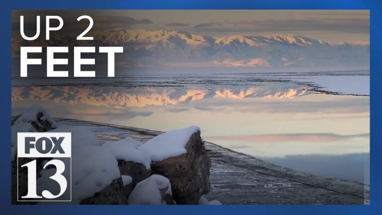 Great Salt Lake rises 2 feet since historic low
