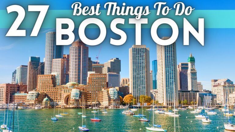 Best Things To Do in Boston 2023 4K