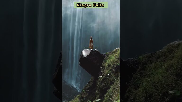 The Niagra Falls at Indonesia is one of best Falls in the world #travel #nature #satisfying #asmr