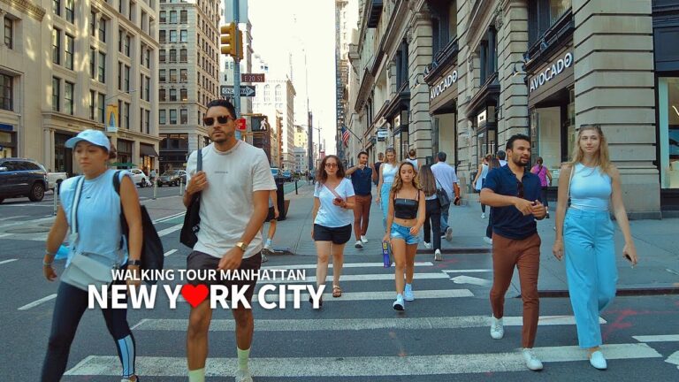 [4K] NEW YORK CITY – Manhattan Summer Walk 5th Avenue, Flatiron Public Plaza, Madison Square, Travel