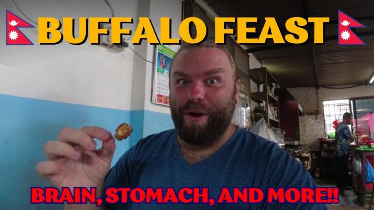 I Ate Buffalo BRAIN In Nepal! 🇳🇵