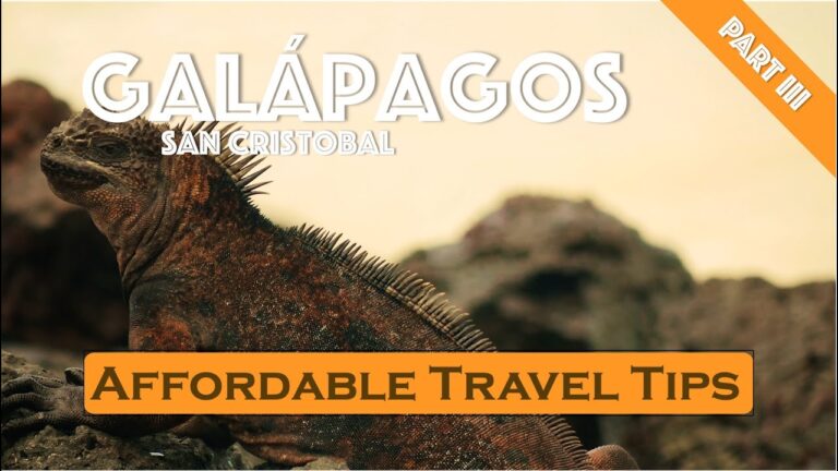 Galapagos Islands Travel Guide – SAN CRISTOBAL on a budget | 4k Vlog Part III ☀️🐟