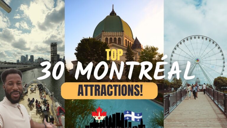 Top 30 things to do when visiting Montreal Canada. A complete travel guide for fun activities in MTL
