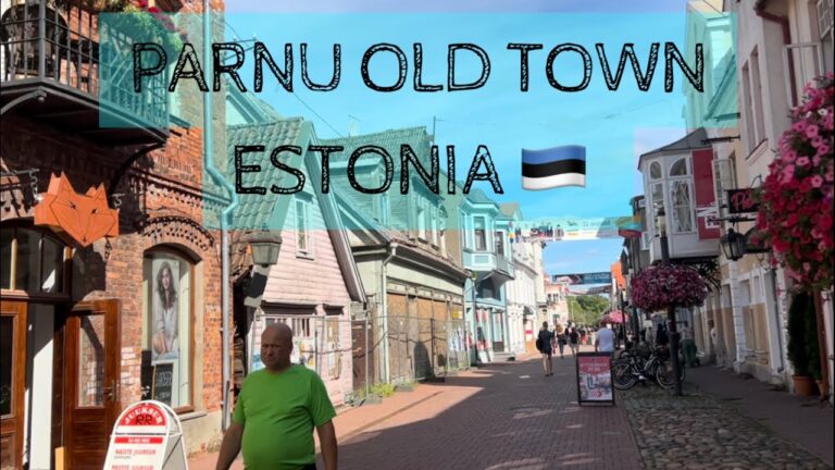 ☀️ Summer Vibes in PARNU Old Town! 🇪🇪 The Summer Capital of Estonia! 🏖️