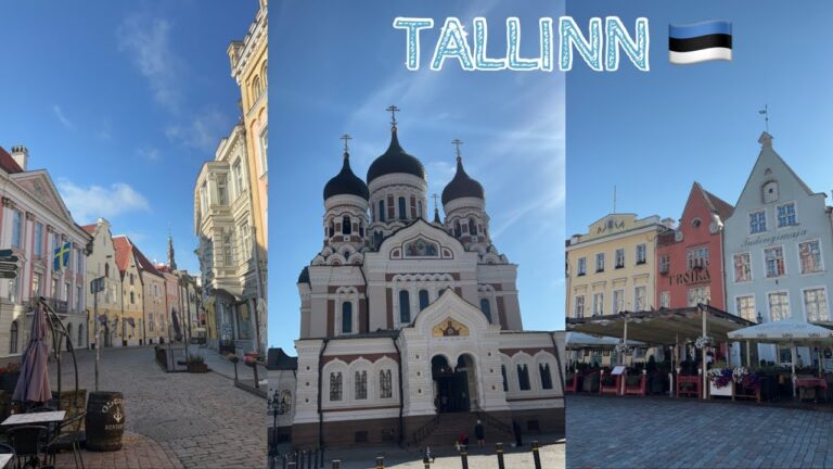 ☀️ Early summer morning in TALLINN! 🇪🇪 Exploring the historic Old Town!