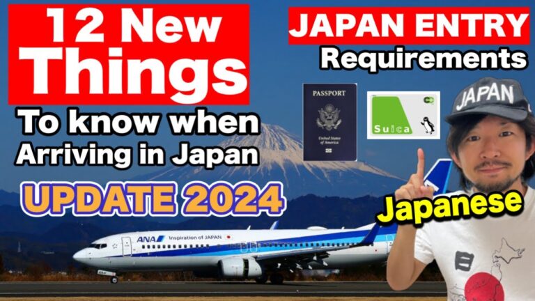 UPDATED Japan Entry Requirements Guide! 12 NEW Things To Know When Arriving In Japan 2024