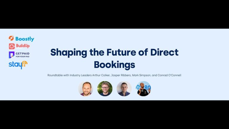 Roundtable: Shaping The Future of Vacation Rental Direct Bookings with Industry Experts